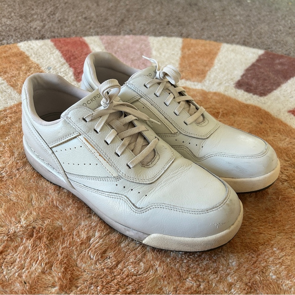 Men's White Rockport Prowalker 7100 Plus Sneakers